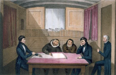 Ikmalick and Apelagliu drawing in the officers